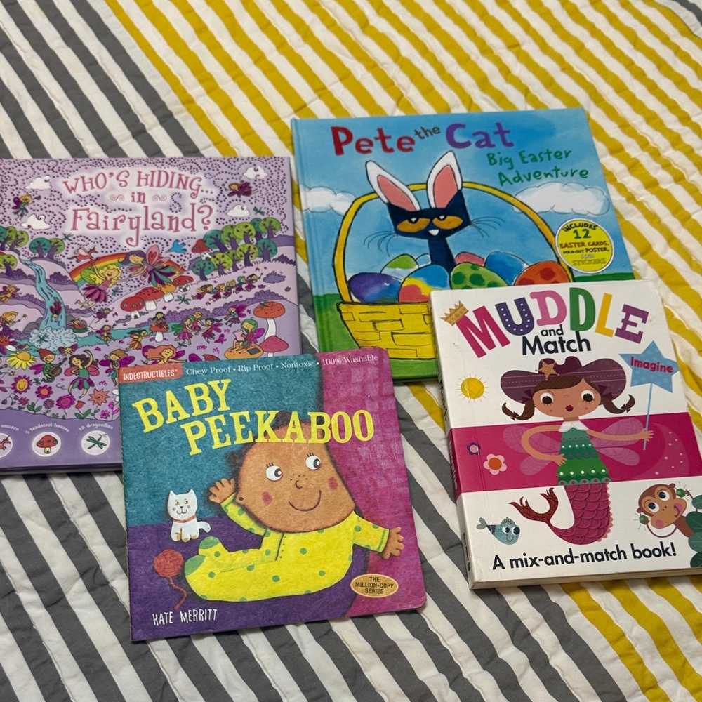 Four books - Colorful Children's Book Set
